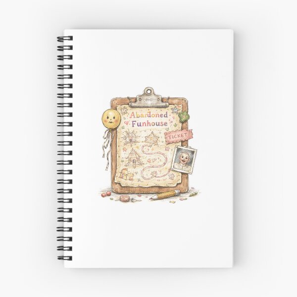 Item preview, ABANDONED FUNHOUSE CLIPBOARD designed and sold by LIS AND MELIVERSO.