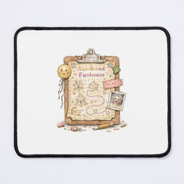 Item preview, ABANDONED FUNHOUSE CLIPBOARD designed and sold by LIS AND MELIVERSO.