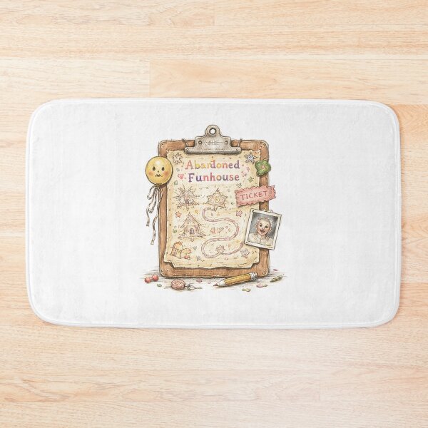 Item preview, ABANDONED FUNHOUSE CLIPBOARD designed and sold by LIS AND MELIVERSO.