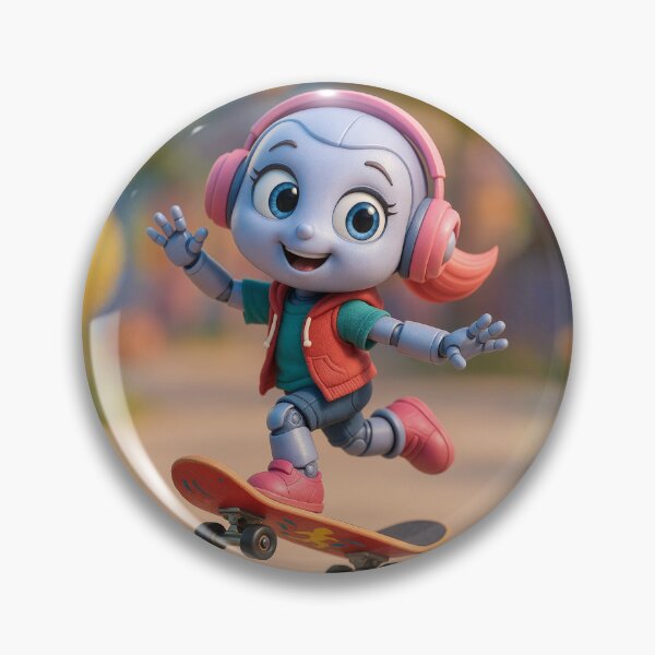 Item preview, Skater Robot Girl designed and sold by Sillytoe.