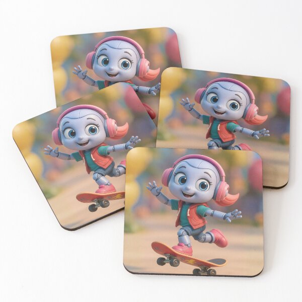 Item preview, Skater Robot Girl designed and sold by Sillytoe.