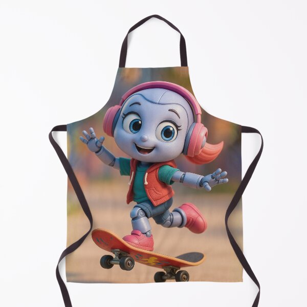 Item preview, Skater Robot Girl designed and sold by Sillytoe.