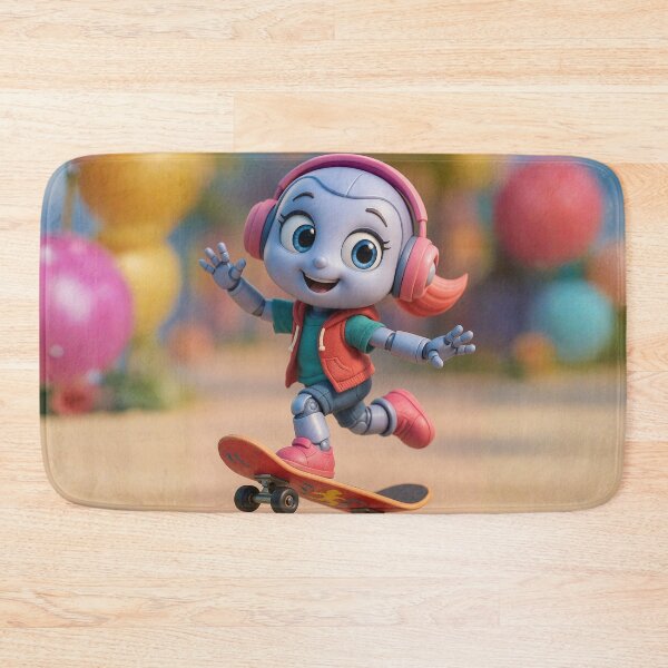 Item preview, Skater Robot Girl designed and sold by Sillytoe.
