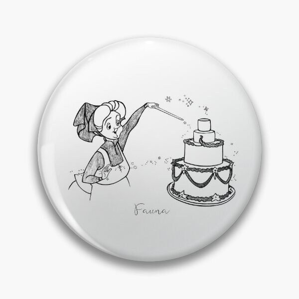 Item preview, Fauna · Black and White Illustration · Classic Fairy · Vintage Animation Art Print  - Calligraphy designed and sold by Atropa Parcae.