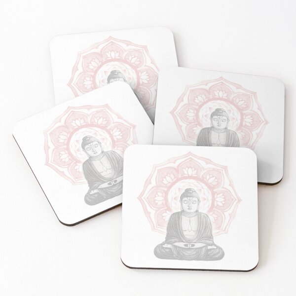 Item preview, Buddha Padma Watercolor - Snow Fog Rose designed and sold by Irene Estelle.