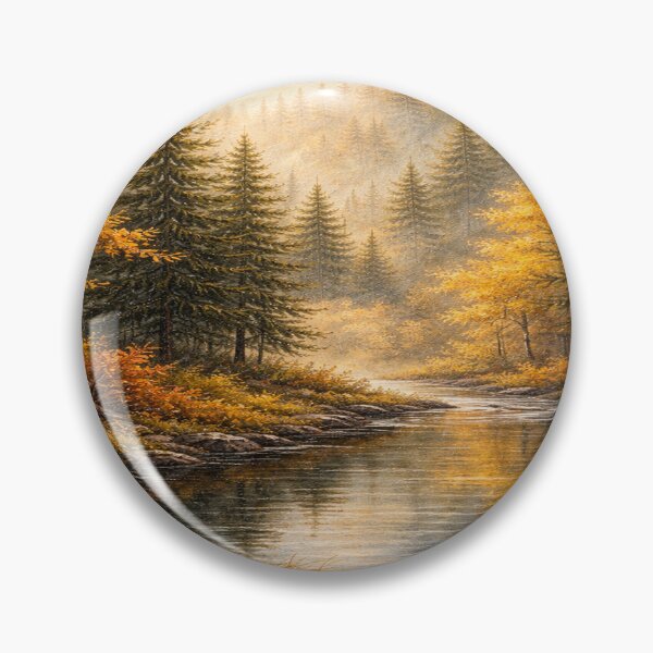 Item preview, Golden Autumn Forest – Oil Painting Style designed and sold by DinsignStudio.