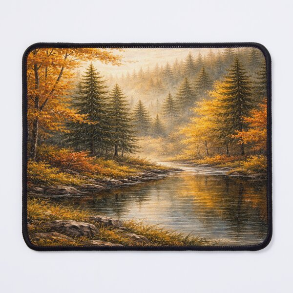 Item preview, Golden Autumn Forest – Oil Painting Style designed and sold by DinsignStudio.