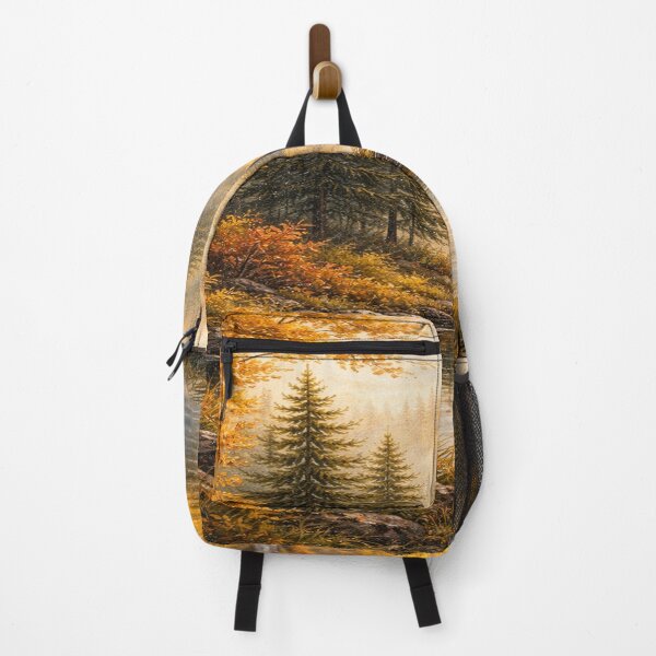 Item preview, Golden Autumn Forest – Oil Painting Style designed and sold by DinsignStudio.