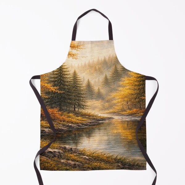 Item preview, Golden Autumn Forest – Oil Painting Style designed and sold by DinsignStudio.
