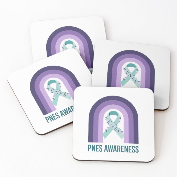 Item preview, Awareness Psychogenic Epileptic Seizure Warrior Teal and Purple Ribbon Month Chronic Illness Support designed and sold by FaithAbbott.