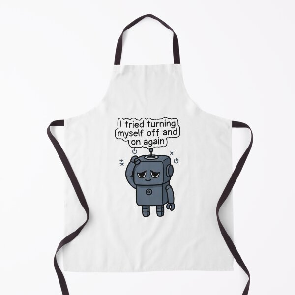 Item preview, sad robot designed and sold by doodlesandsip.