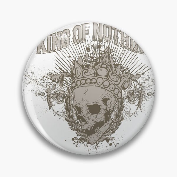 Item preview, King of Nothing - Gothic Skull and Crown Vintage Streetwear designed and sold by snapifyprints.