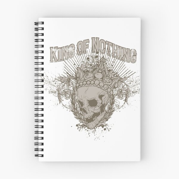Item preview, King of Nothing - Gothic Skull and Crown Vintage Streetwear designed and sold by snapifyprints.