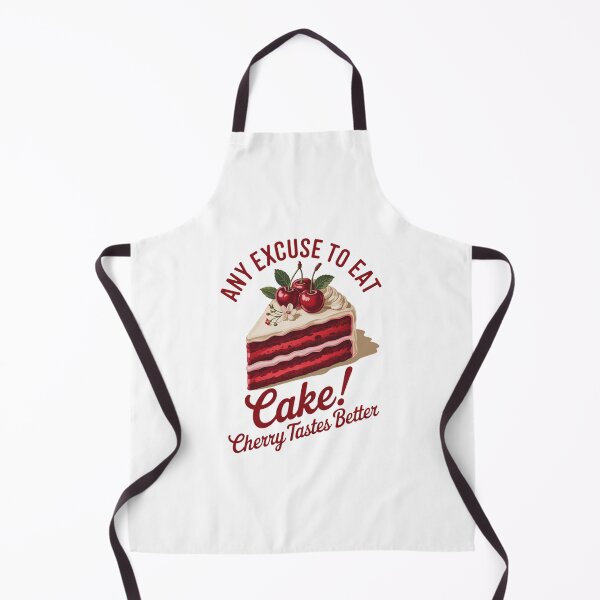 Item preview, Any Excuse to Eat Cake Cherry Dessert Cherry Cake designed and sold by FaithAbbott.