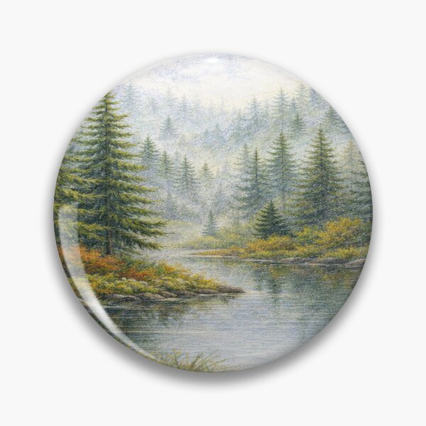 Item preview, Happy Little Trees Forest designed and sold by DinsignStudio.