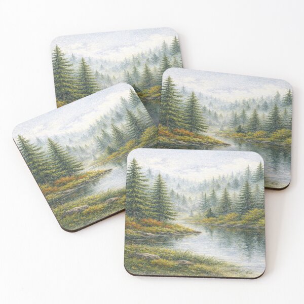 Item preview, Happy Little Trees Forest designed and sold by DinsignStudio.