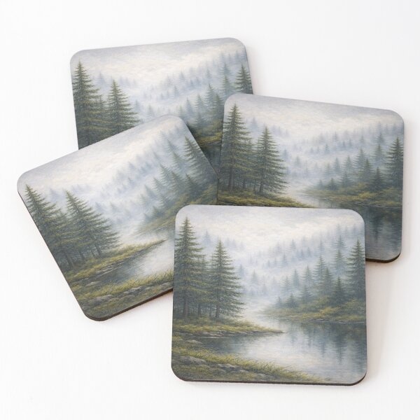 Item preview, Misty Morning Pines designed and sold by DinsignStudio.