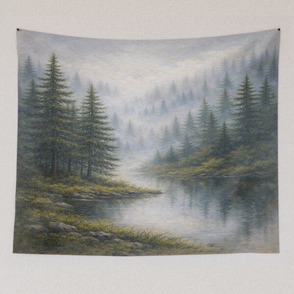 Item preview, Misty Morning Pines designed and sold by DinsignStudio.