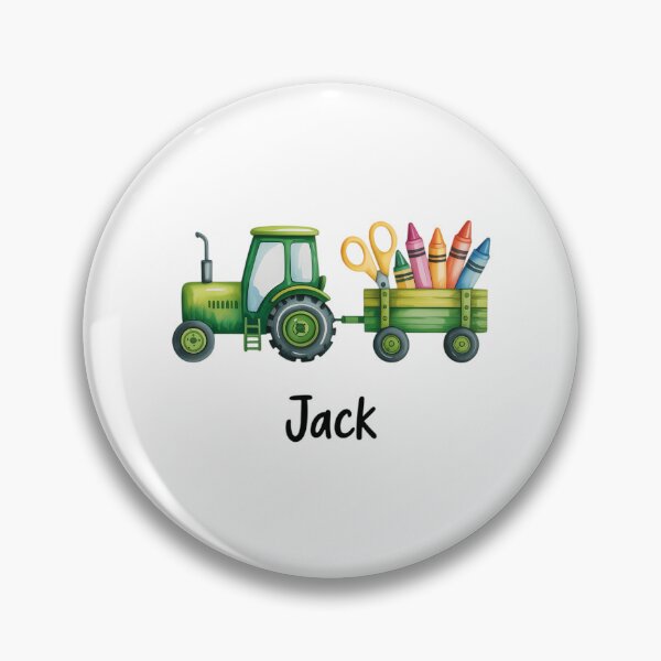 Item preview, Back To School Tractor Custom Tractor Name First Day Of School Farm Helper Boys designed and sold by FaithAbbott.