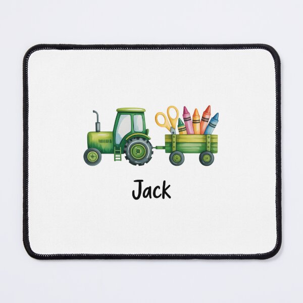 Item preview, Back To School Tractor Custom Tractor Name First Day Of School Farm Helper Boys designed and sold by FaithAbbott.