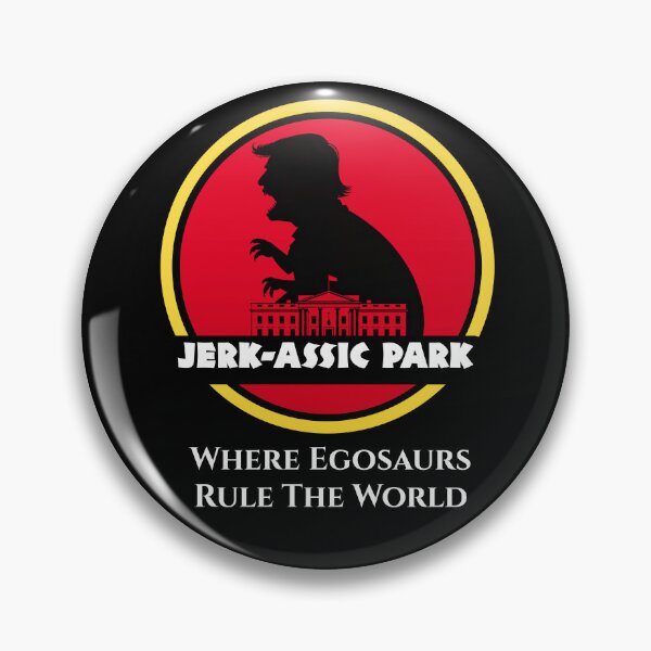 Item preview, Jerk-assic Park – Egosaurs Rule the World Funny Political Parody designed and sold by Snark Town Tees.