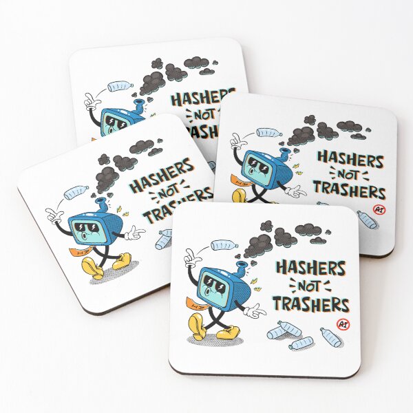 Item preview, Hashers Not (AI) Trashers designed and sold by shardsofblue.