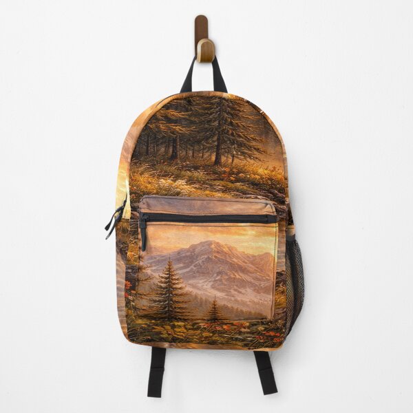 Item preview, Sunset Mountain Valley – Oil Painting Style designed and sold by DinsignStudio.