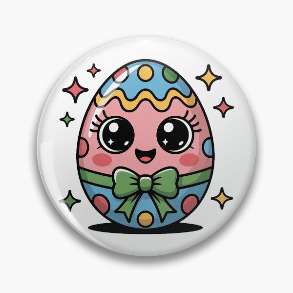 Item preview, Cute Colorful Easter Egg Cartoon designed and sold by QuiteOrbit.