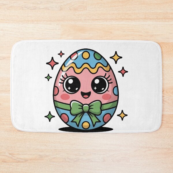 Item preview, Cute Colorful Easter Egg Cartoon designed and sold by QuiteOrbit.