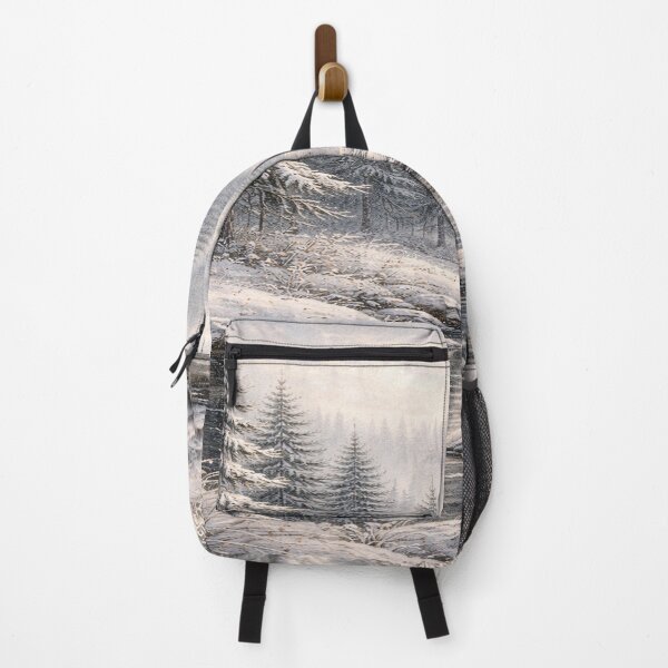 Item preview, Winter Pine Forest – Oil Painting Style designed and sold by DinsignStudio.