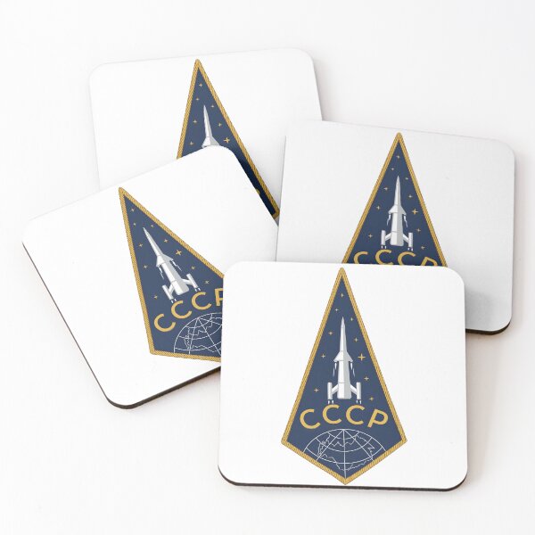 Item preview, Vintage CCCP Soviet Space Rocket Emblem designed and sold by CharlieDesings.