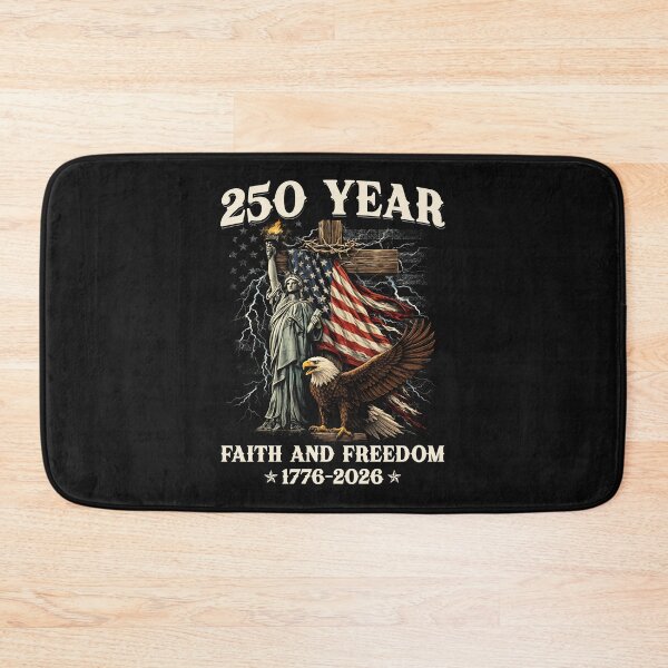 Item preview, Flag Cross Tree 250 Years Faith and Freedom designed and sold by CHIFOUR4.
