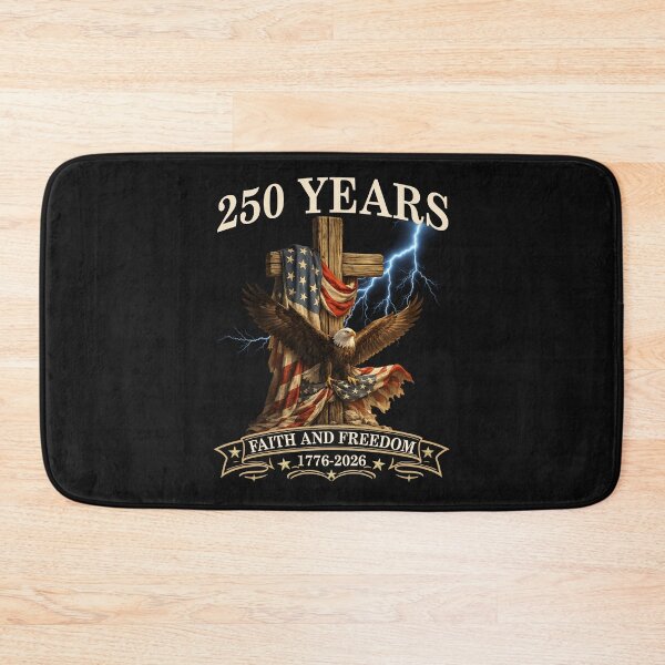 Item preview, Flag Cross Tree 250 Years Faith and Freedom designed and sold by CHIFOUR4.