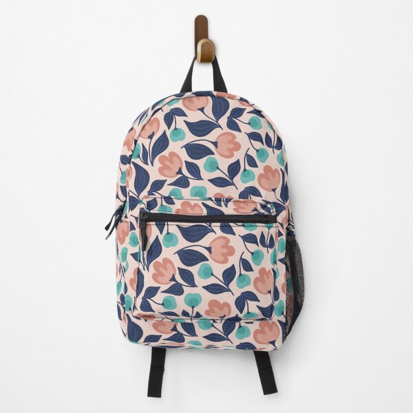 Item preview, Grandmillenial Teal Floral Pattern  designed and sold by Fern and Quill.