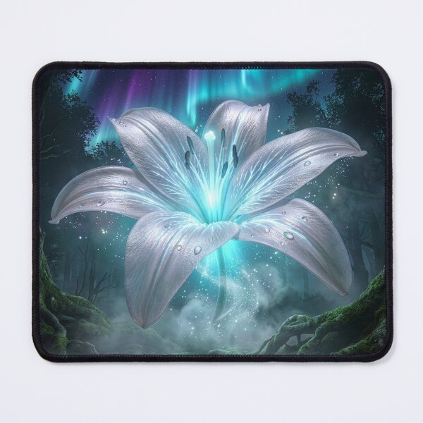 Item preview, Surreal Flower Under Northern Lights designed and sold by Tridentulus.