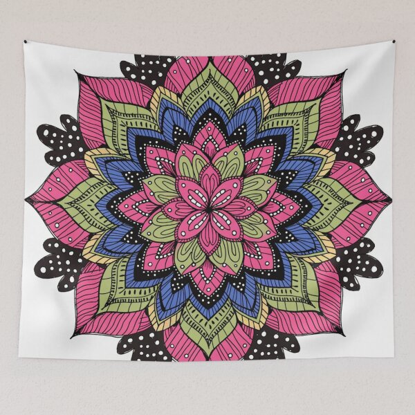 Item preview, Floral Mandala Art – Intricate Flower Mandala Design designed and sold by Anime9122.