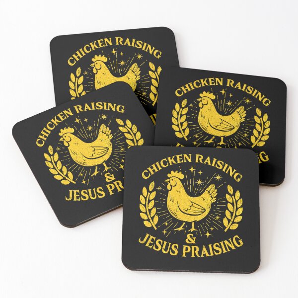 Item preview, Chicken Raising Jesus Praising Funny Farm designed and sold by Ortigzitoun.