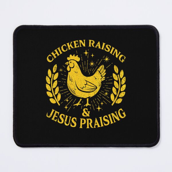 Item preview, Chicken Raising Jesus Praising Funny Farm designed and sold by Ortigzitoun.