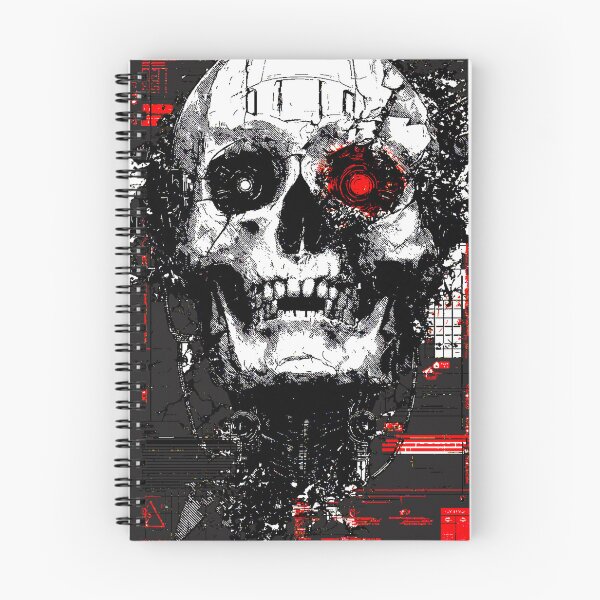 Item preview, Cyberpunk System Breach Skull Interface designed and sold by Thaivi Design.