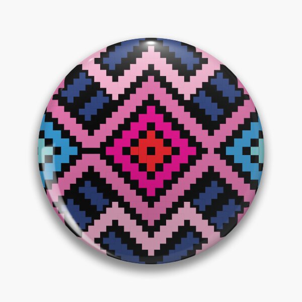 Item preview, Pixel Tribal Geometric Ethnic Seamless Pattern designed and sold by PowerAntShop.