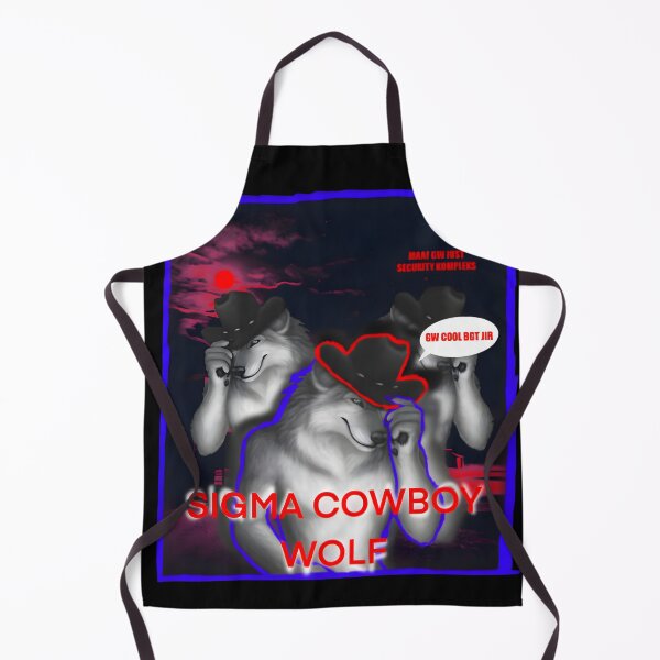 Item preview, The Sigma Cowboy Wolf designed and sold by Regainbara.