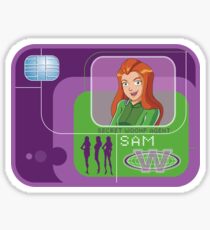 Totally spies Sam badge Sticker