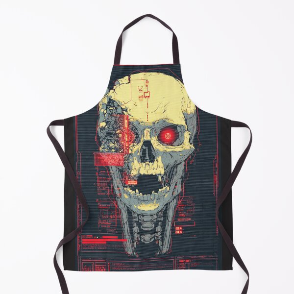 Item preview, System Breach Cyberpunk Hacker Skull designed and sold by Thaivi Design.