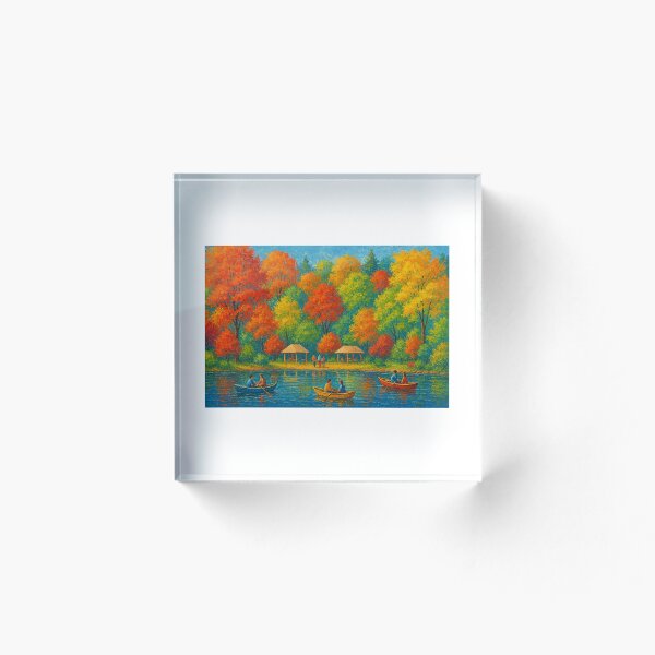 Item preview, Vista colorida del lago designed and sold by ZGordon UnLimited, LLC.