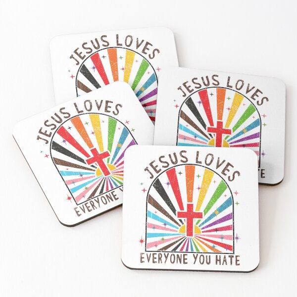 Item preview, Jesus Loves Everyone You Hate funny LGBT designed and sold by Ortigzitoun.