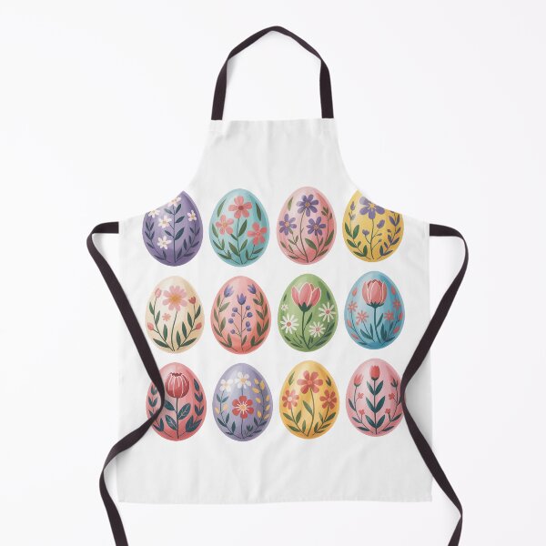 Item preview, Floral Easter Eggs Spring Holiday Graphic designed and sold by QuiteOrbit.