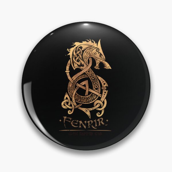 Item preview, Fenrir: The Nordic Monster Wolf  designed and sold by zikomy.