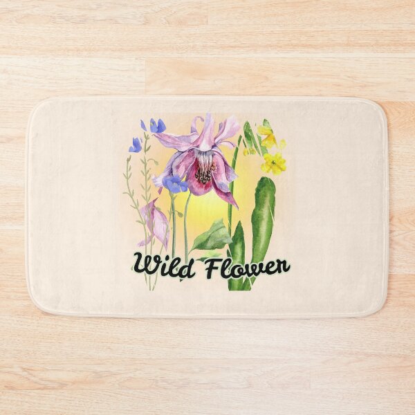 Item preview, Wildflower Glow: Ethereal Pink Columbine Watercolor designed and sold by PriyaMagic.