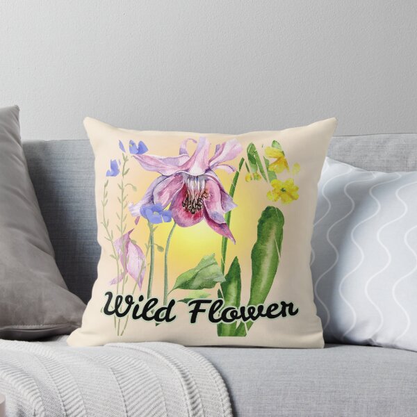 Item preview, Wildflower Glow: Ethereal Pink Columbine Watercolor designed and sold by PriyaMagic.