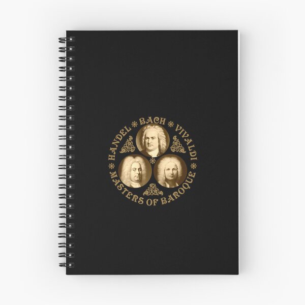 Item preview, Masters Of Baroque - Bach - Handel - Vivaldi - Vintage Design - Old Gold - Rb  designed and sold by TyroneOMiller1.
